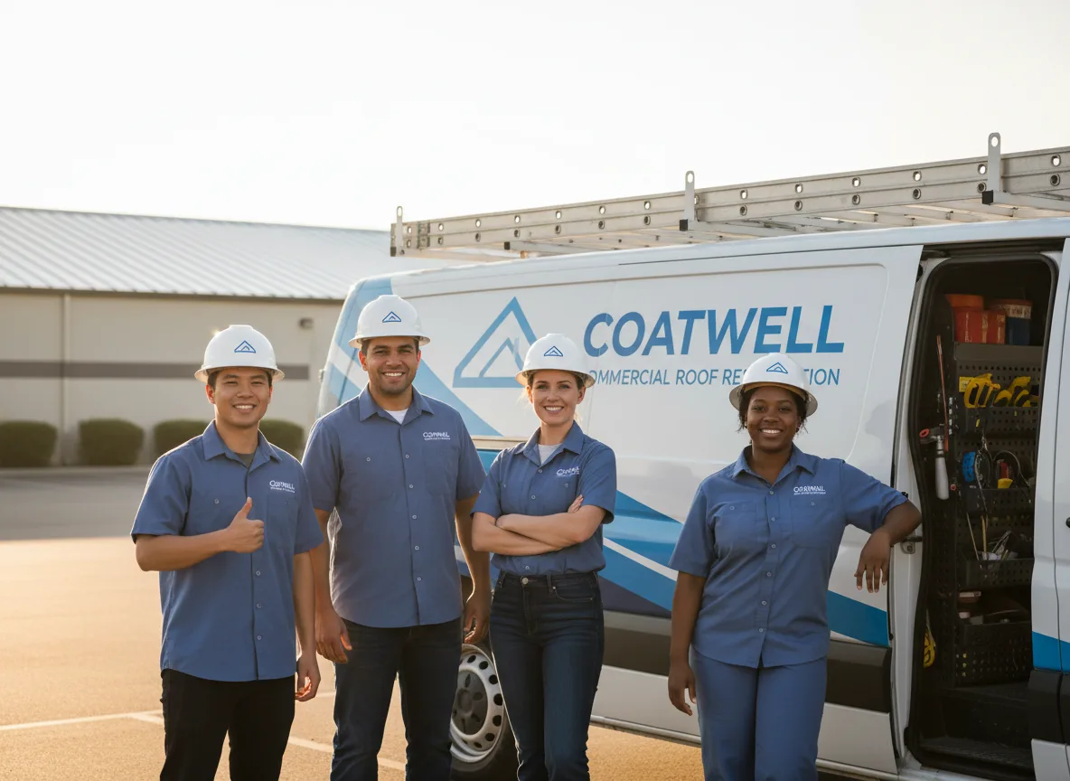 Commercial roof coating company in Rockbridge, IL